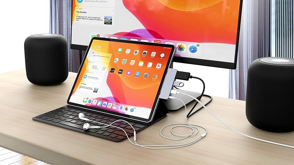 Trên Tay Hub HyperDrive 4-in-1 Cho iPad Pro
