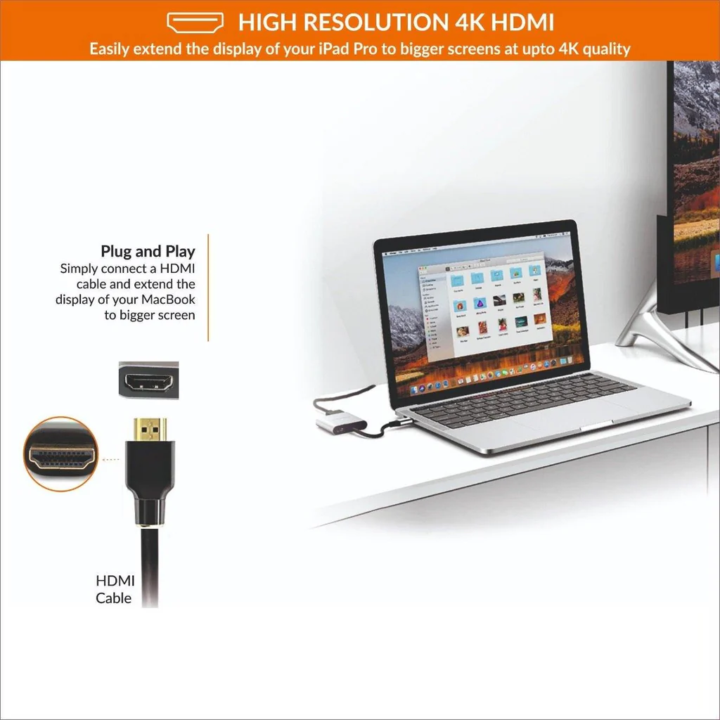 HyperDrive 4K HDMI 3-in-1 USB-C Hub - HD259A HyperDrive 4K HDMI 3-in-1 USB-C Hub - HD259A