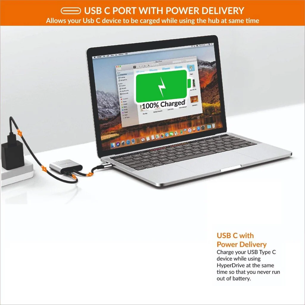 HyperDrive 4K HDMI 3-in-1 USB-C Hub - HD259A