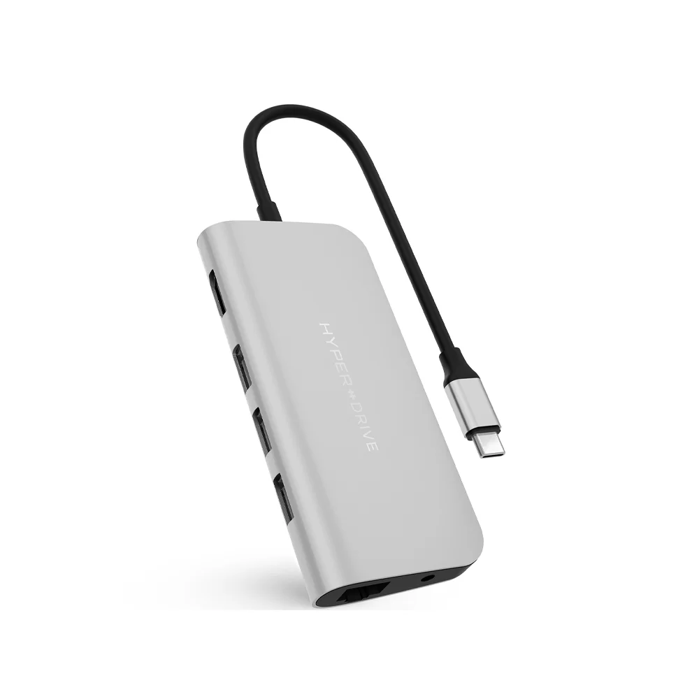 cong-chuyen-hyperdrive-power-9-in-1-usb-c-hub-for-macbook-surface-ultrabook-hd30f-silver