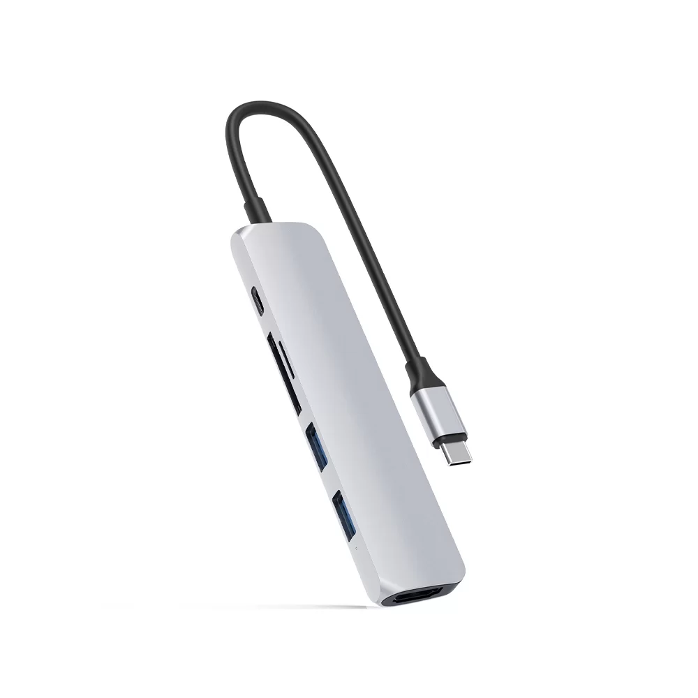 cong-chuyen-hyperdrive-basic-6-in-1-usb-c-hub-for-macbook-pc-devices-hd22e-silver Cổng Chuyển HyperDrive Bar 6-IN-1 USB-C Hub - HD22E