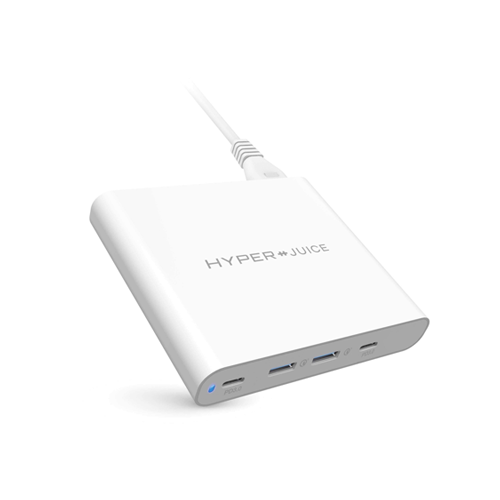 Sạc Đa Cổng Cho Macbook, Surface, Laptop HyperJuice 87W/96W Dual USB-C/USB A QC3.0 PD87 - 2C2A