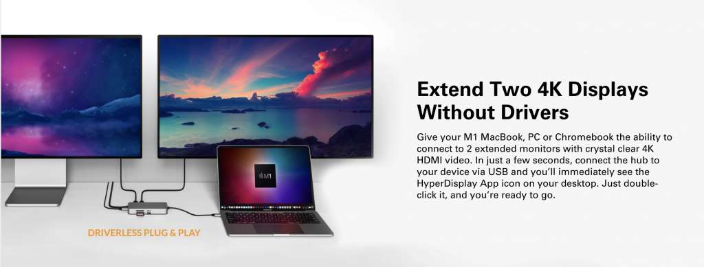 Cổng Chuyển Xuất 2 Màn Hình Độc Lập