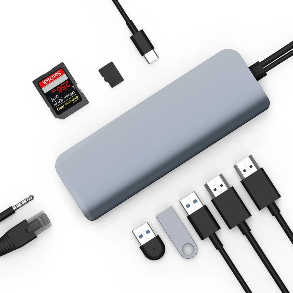Cổng Chuyện HyperDrive Viber 10-IN-2 4K60HZ USB-C Hub - HD392