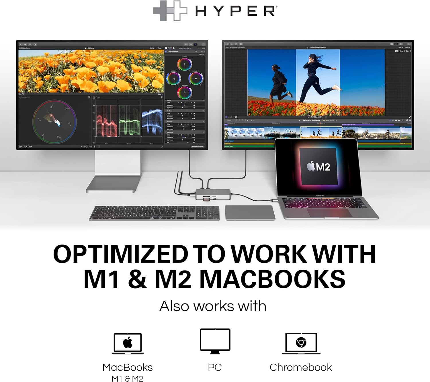 cong-chuyen-ra-2-man-hinh-hyperdrive-10-in-1-05 Cổng Chuyển 2 Màn Hình HyperDrive Dual 4k HDMI 10-IN-1 USB-C - HDM1H