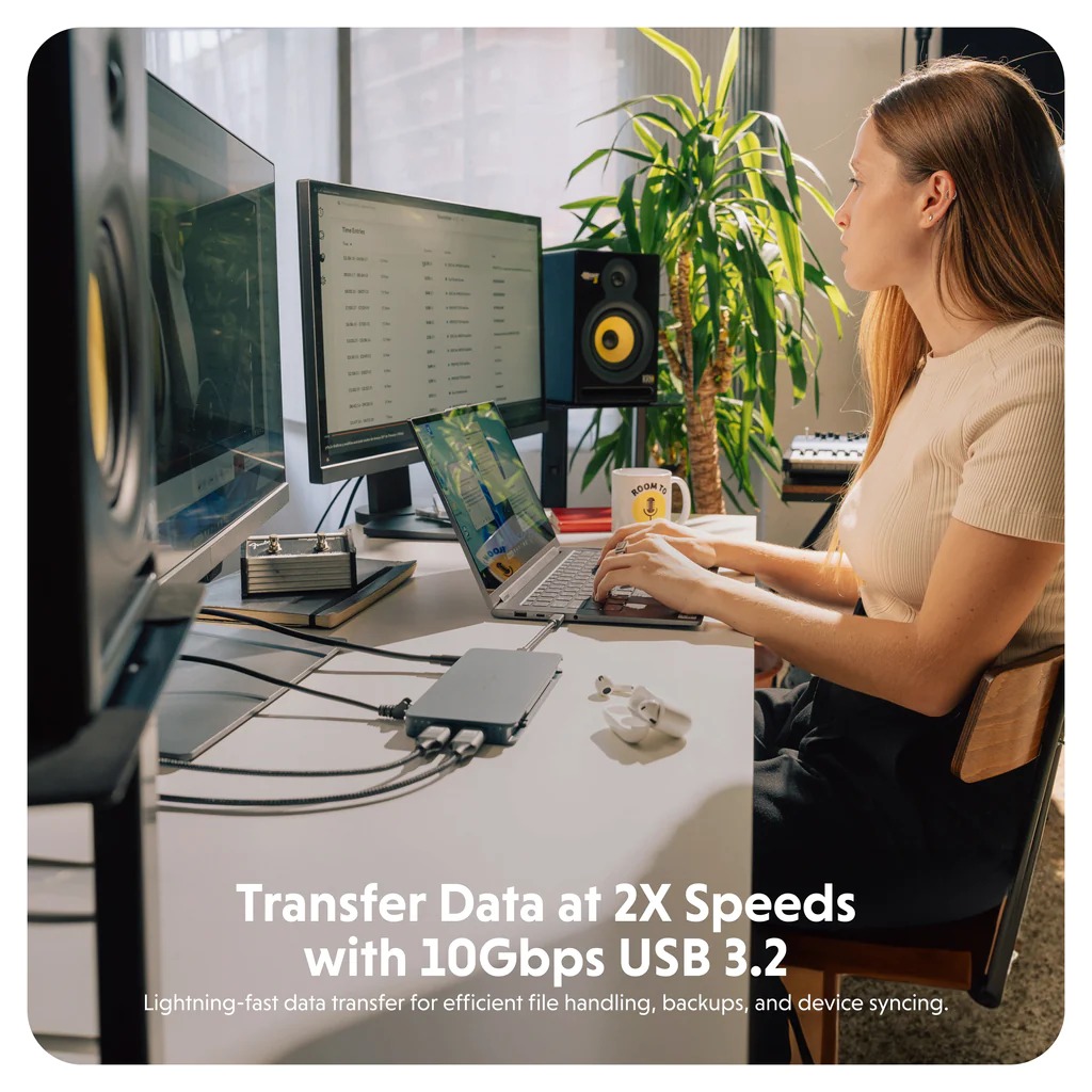 Cổng Chuyển Chuyên Dụng Hyperdrive Next 10 Port Business Class Usb C-Hub