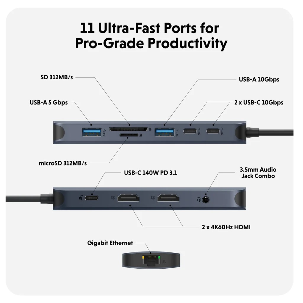 hub-hyperdrive-next-11-port-dual-4k60hz-hdmi-usb-c-hd4006gl-ngockhoamedia-com-02 HyperDrive® Next 11 Port USB-C Hub - HD4006GL