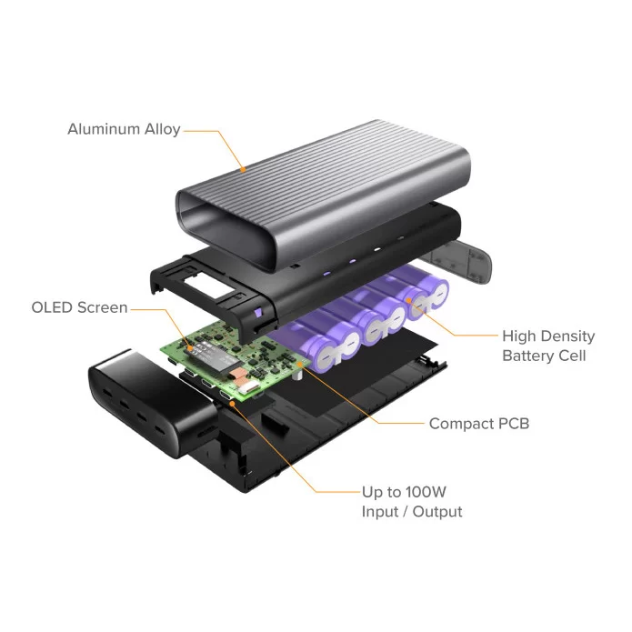 pin-sac-du-phong-hyperjuice-battery-pack-4usb-c-27000-mah-245w-dau-tien-tren-the-gioi-hj245b-5 Pin Sạc Dự Phòng HyperJuice 27000mAh Battery 245W, 4 USB-C - HJ245B